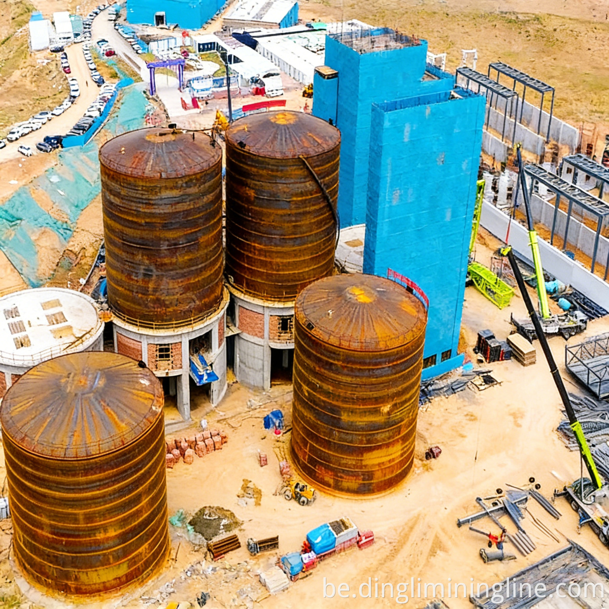 Лінія па вытворчасці агрэгатаў магутнасцю 6 мільёнаў тайскіх гадавых 6 Million TPY Aggregate Production Line